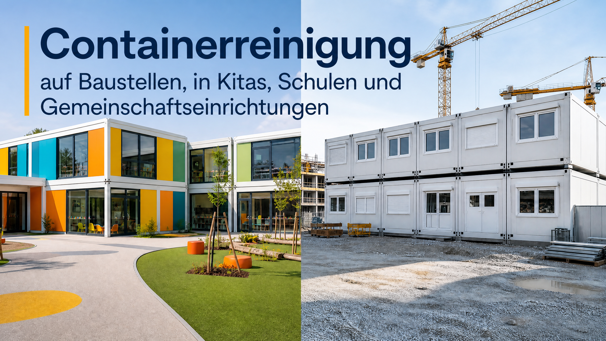 Containerreinigung in Bremen – Hygiene auf der Baustelle, in Schulen und Kitas