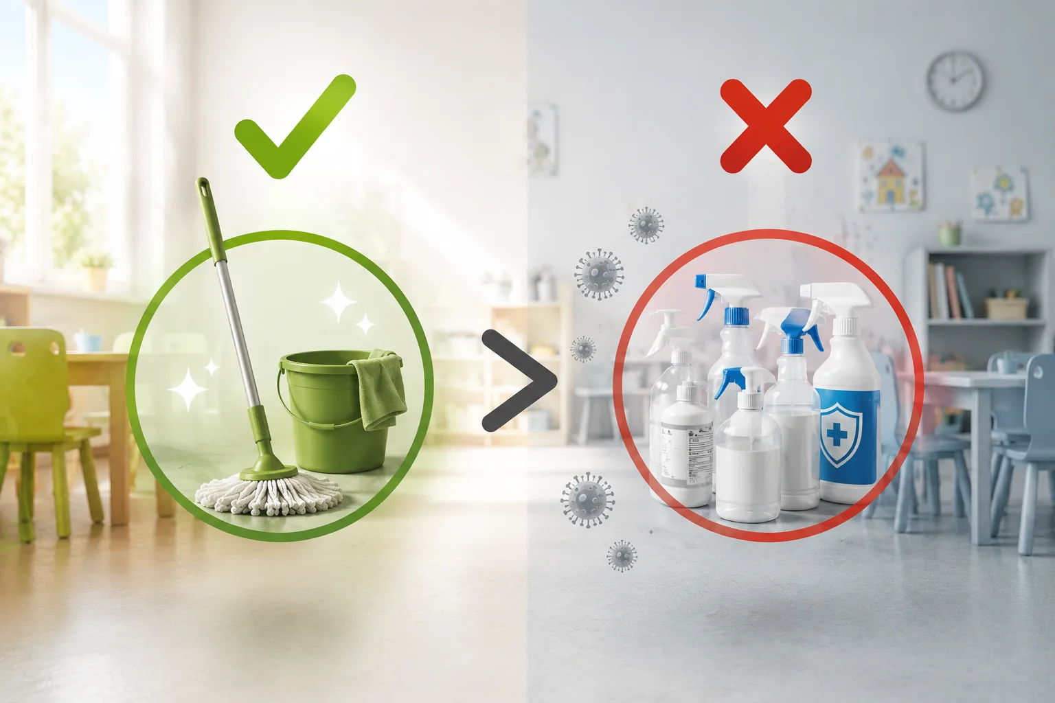 Hygiene in Bremer Kitas und Schulen: Wann reicht Reinigung – und wann ist Desinfektion nötig?