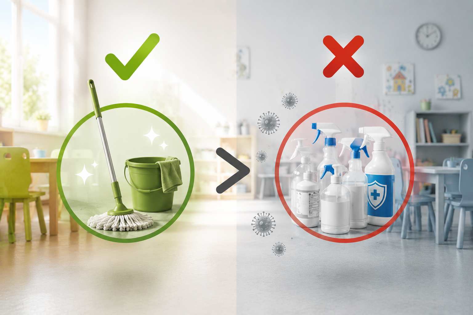 Hygiene in Bremer Kitas und Schulen: Wann reicht Reinigung – und wann ist Desinfektion nötig?